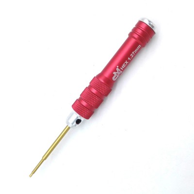 1.27 mm hot sale red handle with titanium coating hex screwdriver for Remote control drone