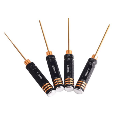 Best screwdriver set for remote control car racing 1.5mm/2.0mm/2.5mm/3.0mm/4 pcs hobby car tool kit