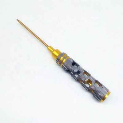 1pcs 1.5 mm Precision  RC metal hex screwdriver/  Aluminum NON-Slip battery screwdriver for FPV RC Models Car Boat Airplane