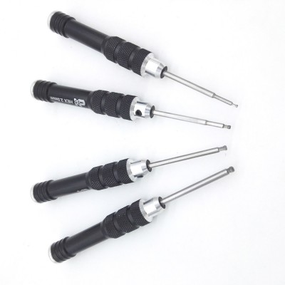 4 Pcs High speed steel 1.5mm 2.0mm 2.5mm 3.0mm ball hex screwdriver set for RC hobby