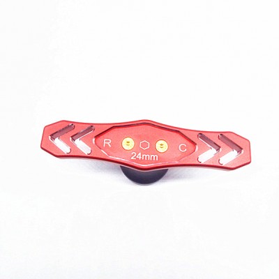 Aluminium alloy  Tyre Wheel  tool For  1/8 RC  Car Red &Black /24mm Hex Nuts Sleeve Wheel tool for RC car