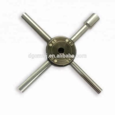 Multifunction  cross Nut  wrench  4.0/5.0/5.5 /6.0mm nut hex  socket   type screwdriver bits