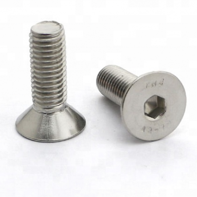 Titanium alloy M3 countersunk head inner hexagon screw for RC hobby